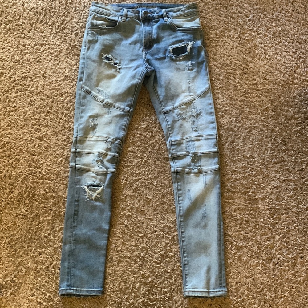 Crisp Denim Skinny Jeans